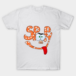 Halloween Spoopy Face Doodle T-Shirt